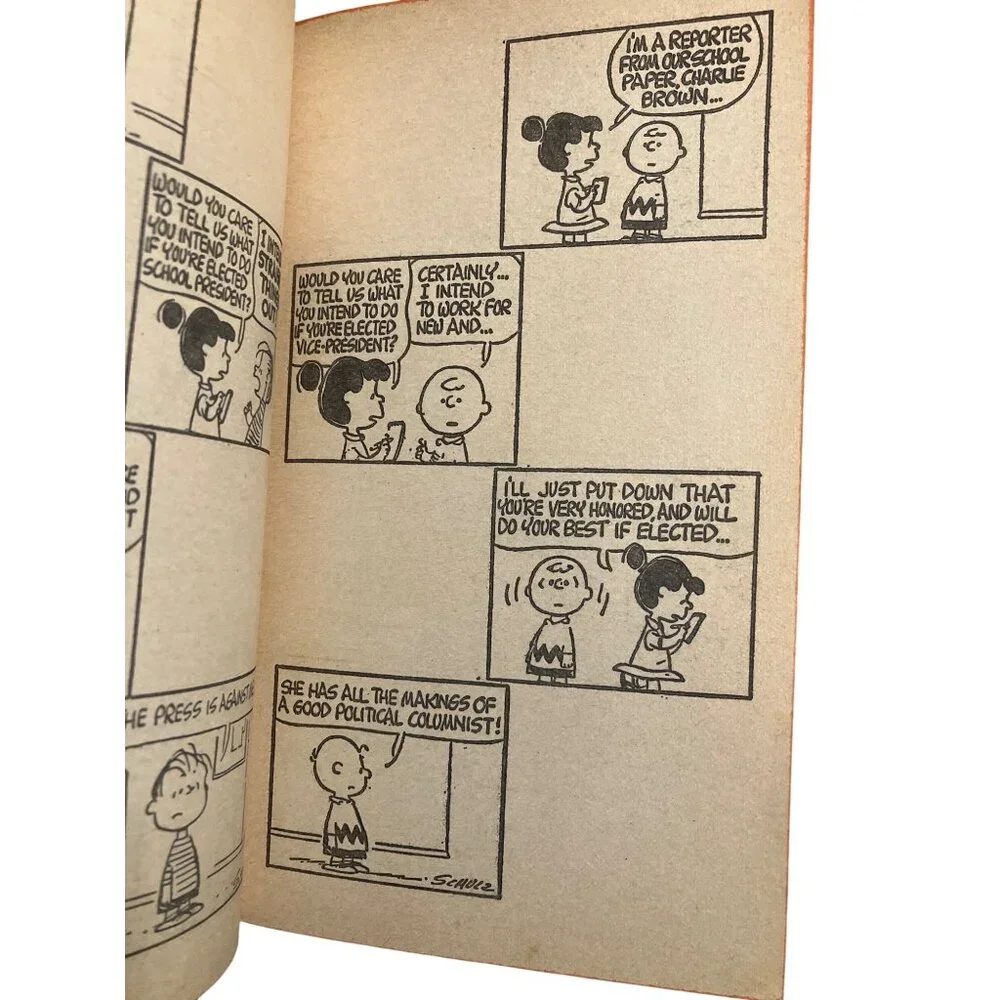 Youre Not For Real Snoopy! Book By Charles M. Schulz Cartoons 1971 Vol. 1 - Picture 10 of 14
